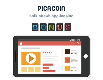 PICACOIN Application Infographic Commercial Movie