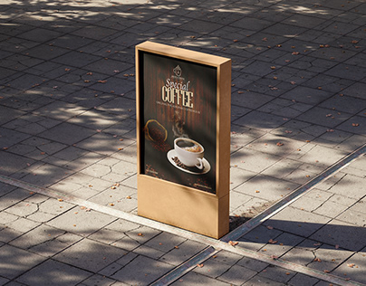 Cafe outdoor poster