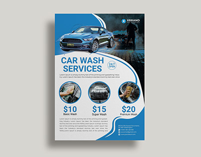 Car Wash Flyer Design