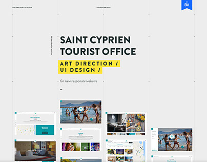 St Cyprien Tourist Office / UI design / Art direction