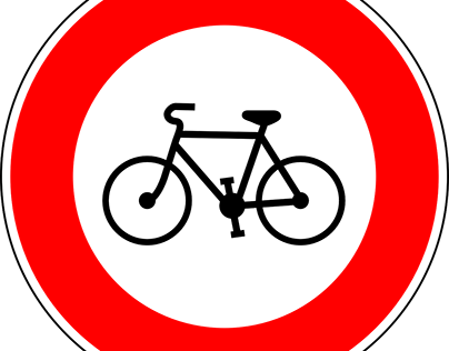 Fahrrad verboten