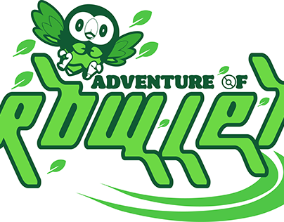 Adventure of Rowlet - Logo
