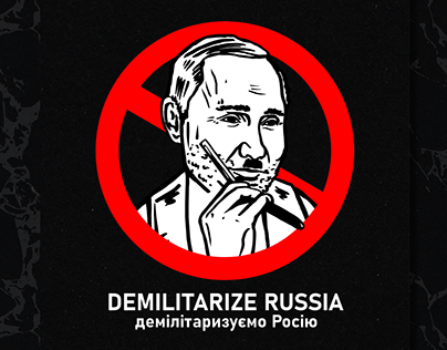 Demilitarize Russia - personal illustration