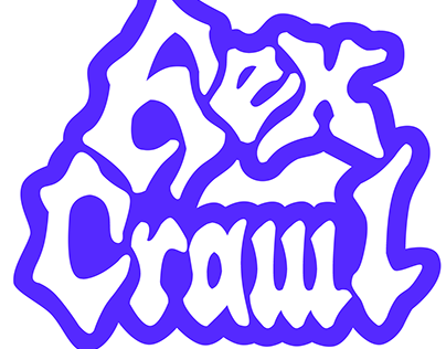 Hex Crawl - Logo design