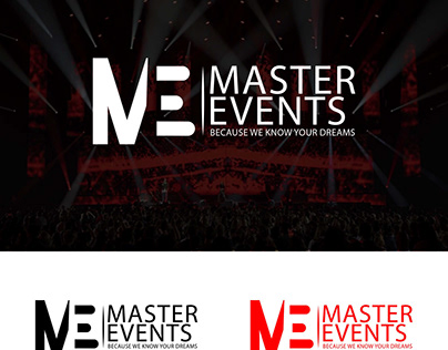 Master Events Brand Logo Design