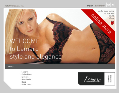 Lamarc Style web page design