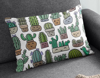 Cactus collection. Vector illustrations. Product design