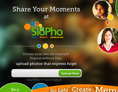 Slopho Facebook App Design