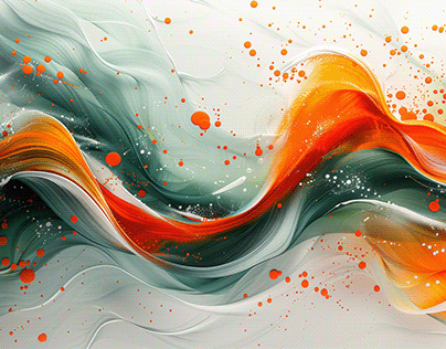 Waves painting