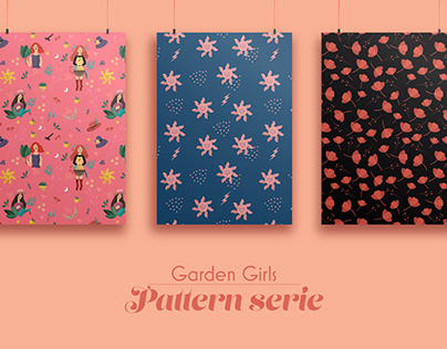Pattern Design - Garden Girls