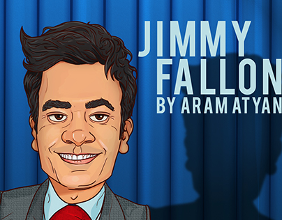 Jimmy Fallon Caricature