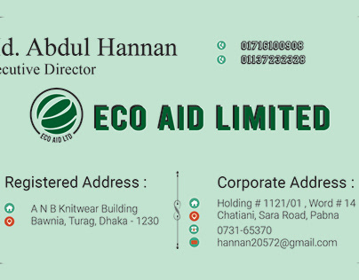 Company And Pesonal Business Card Design