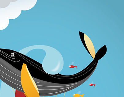 Flying fish: Illustration