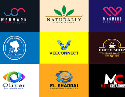 Flat and Minimalist Logo Designs with free source files