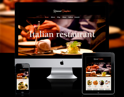 restaurant responsive website
