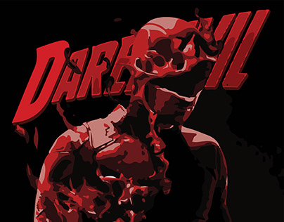 Daredevil - vector poster (2nd)