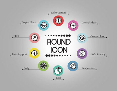 Round Icon Set
