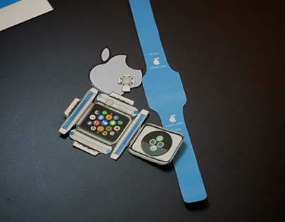 Apple Watch Papercraft with actual sizes