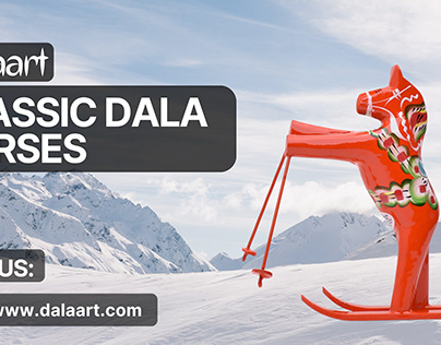 Classic Dala Horses by Dalaart