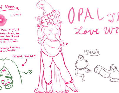 Character Design- Opal the Love Witch