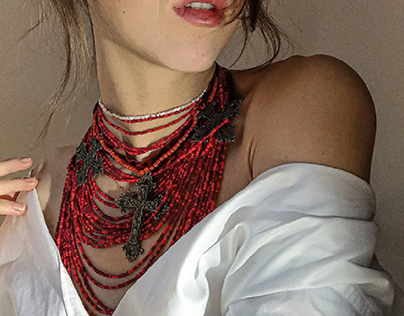 Ukrainian necklace.