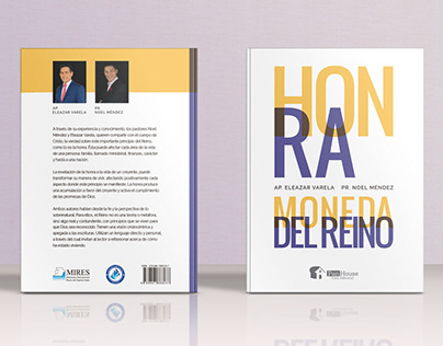 Diseño de portada del libro "Honra Moneda del Reino"