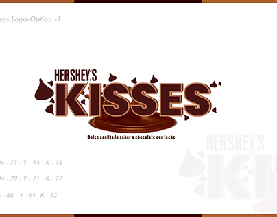 Hershey's Kisses Choco Logo Options