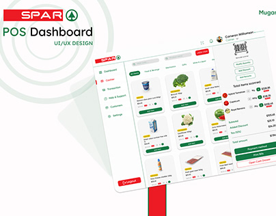 Spar POS Dashboard Design UI