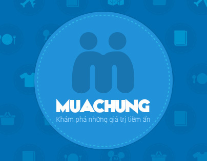 Muachung.vn - Mobile Application - Flat Design