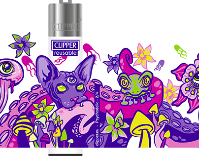 PSYCHO ANIMALS - #4 Clipper lighters collection