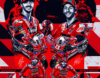 Bagnaia & Bastianini I Ducati Corse I MotoGP 2024