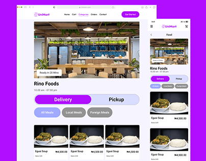 Project thumbnail - E-COMMERCE FOOD CATEGORY DESKTOP AND MOBILE WEB