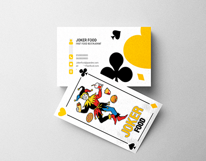 Business Card Design for a Fast Food Restaurant