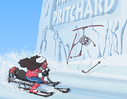 TerraWatt Snow Race (Portfolio Title Page)