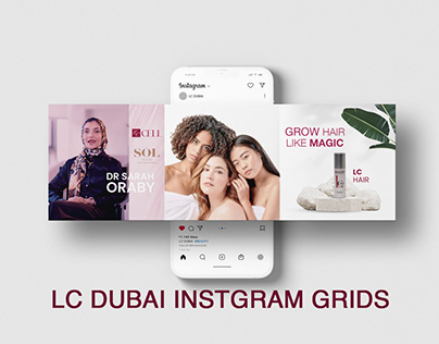 LC Dubai-Social media grids