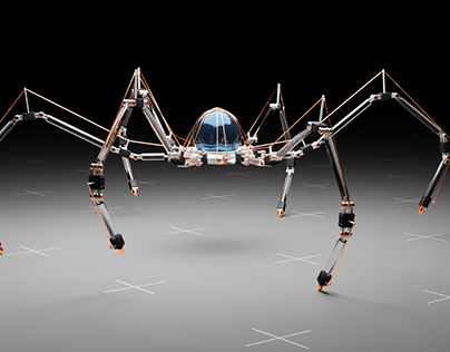 3D HEXAPOD SPIDER
