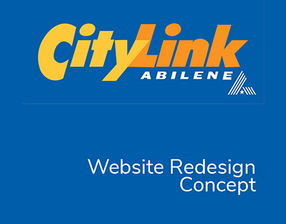 CityLink Website Design Concept