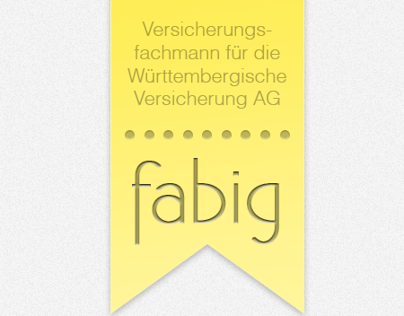 Logo & Webseite für Fabig Versicherung