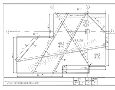 Reflected Ceiling Plan- Design and Drafting