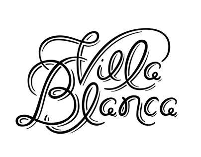 Villa Blanca Lettering