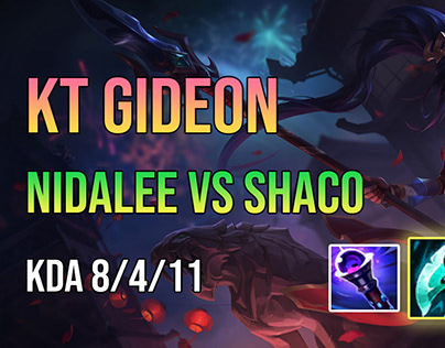 ✅KT Gideon Nidalee Jungle vs Shaco ● KR 11.7