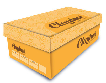 Claytoni Sandal Logo Box Design