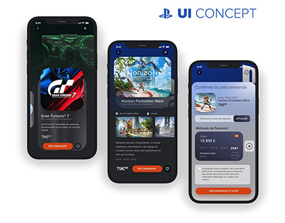 UI Concept PlayStation App