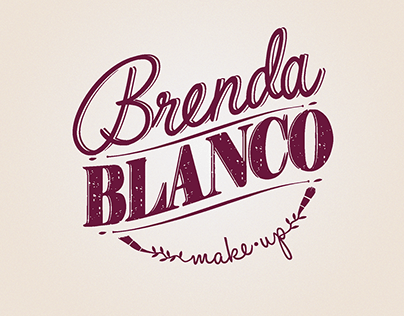 Diseño para maquilladora Brenda Blanco