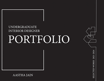 Undergraduate Interior Design portfolio 2021-24