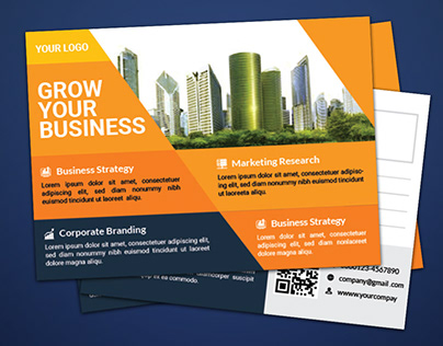 Business postcard