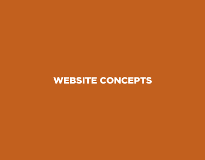 Website concepts (various)