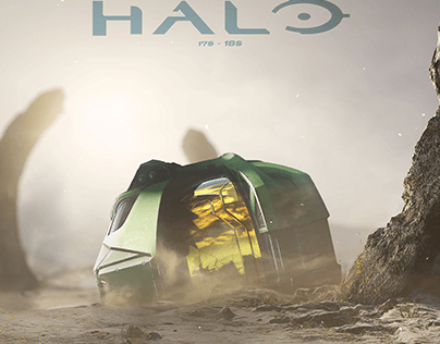 Project thumbnail - Halo design fan art