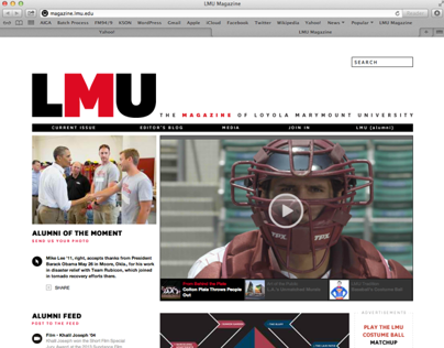 LMU Magazine Website