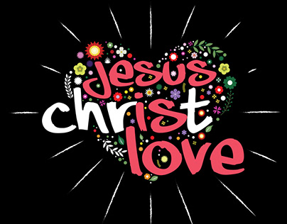 JESUS IS LOVE POSTER ART